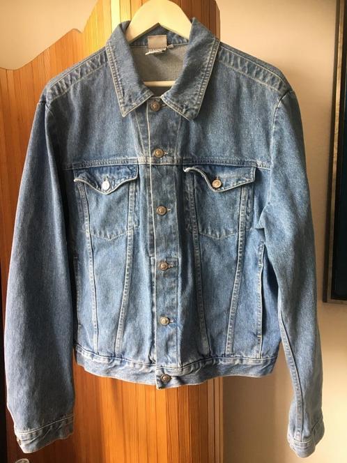 Versace denim jas, Kleding | Dames, Jassen | Zomer, Zo goed als nieuw, Maat 46/48 (XL) of groter, Blauw, Ophalen of Verzenden