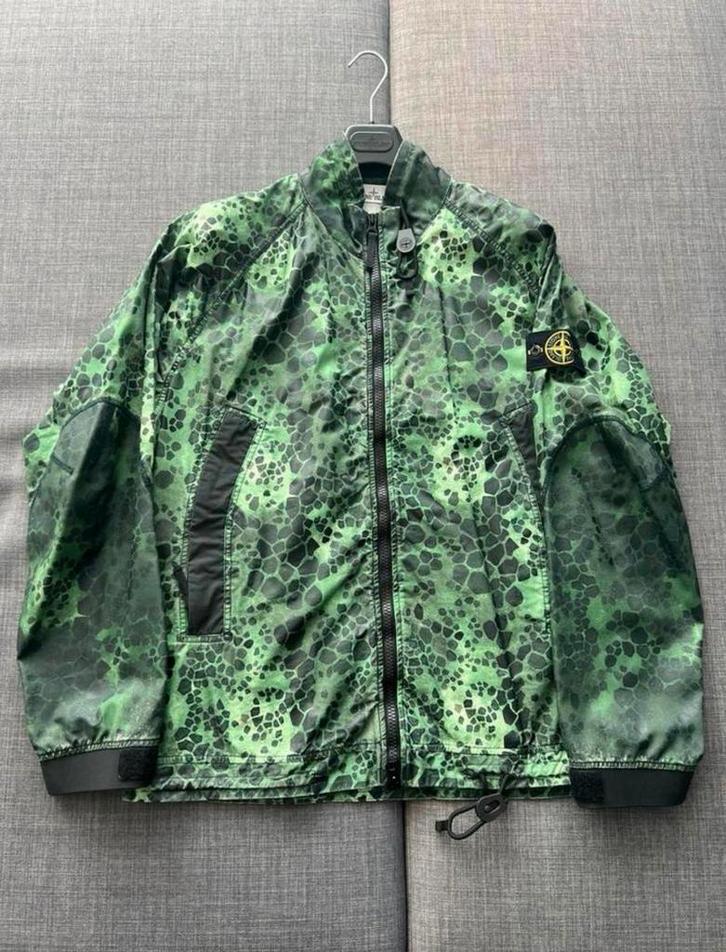 STONE ISLAND Jacket – Alligator Camo Light Cotton/Nylon Rep., Kleding | Heren, Jassen | Winter, Zo goed als nieuw, Overige maten