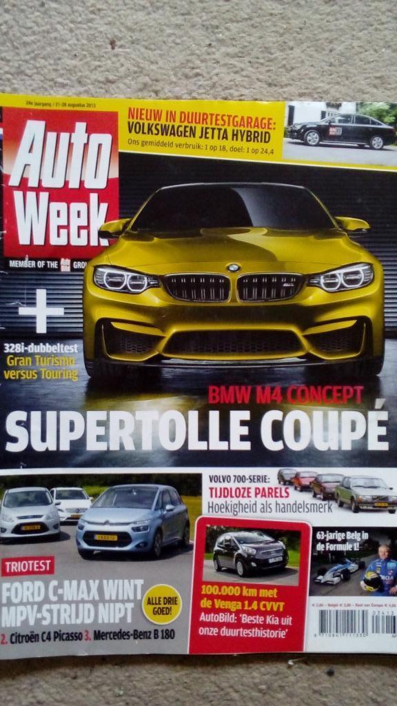AutoWeek, 4 nummers uit 2013, Boeken, Auto's | Folders en Tijdschriften, Gelezen, Algemeen, Ophalen of Verzenden