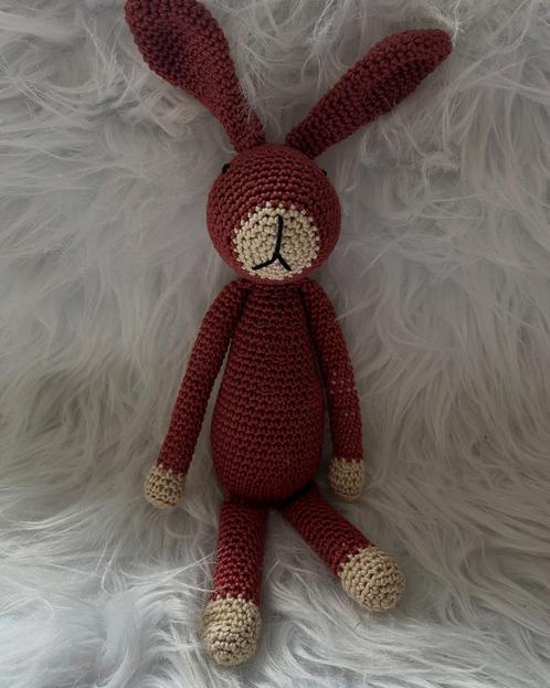 NIEUW handgemaakt konijn knuffel, Kinderen en Baby's, Speelgoed | Knuffels en Pluche, Nieuw, Konijn, Ophalen of Verzenden