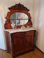 Prachtige antieke kast met spiegel, Antiek en Kunst, Antiek | Meubels | Kasten, Ophalen of Verzenden