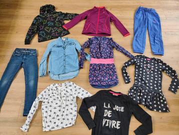 9 delig merken kledingpakket meisje maat 134 140 fleece we beschikbaar voor biedingen