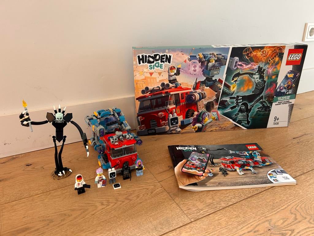 Lego Hidden Side 70436 Brandweerwagen Compleet met Doos, Ophalen of Verzenden, Zo goed als nieuw, Complete set, Lego