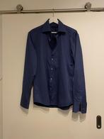 Heren overhemd / blouse blauw Jack & Jones maat M lange mouw, Blauw, Zo goed als nieuw, Jack & Jones, Halswijdte 39/40 (M)