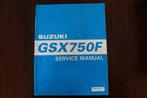 Suzuki GSX750F 1997 motorcycle serbice manual GSX 750 F, Motoren, Handleidingen en Instructieboekjes, Ophalen of Verzenden, Suzuki