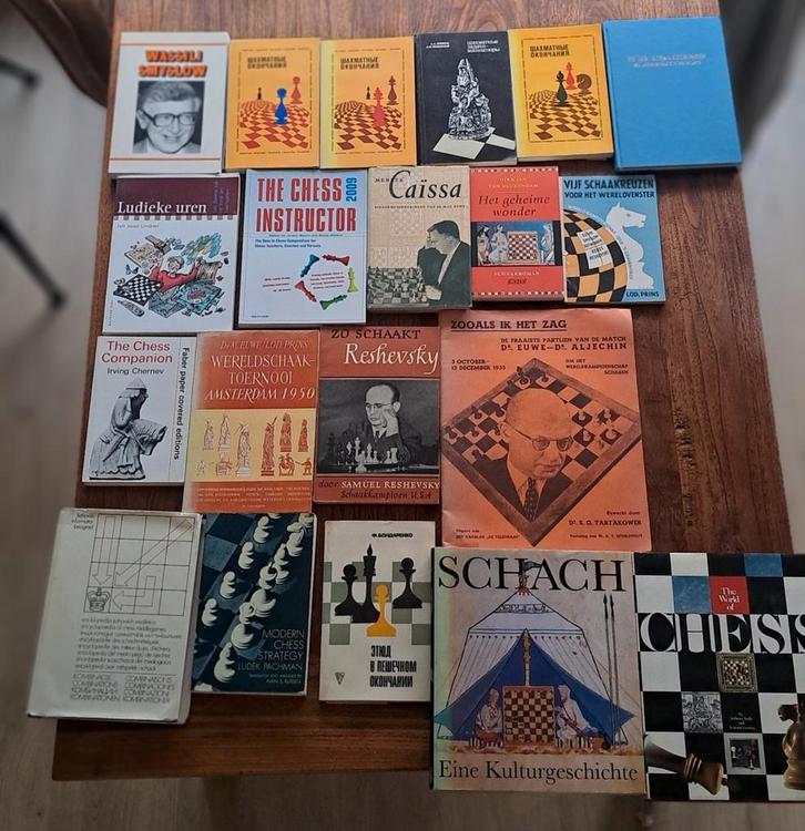 20 schaakboeken - per boek €5.-, Boeken, Sportboeken, Zo goed als nieuw, Denksport, Ophalen of Verzenden