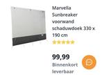 Schaduw doek 330 x 190, Ophalen of Verzenden, Nieuw