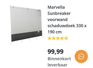 Schaduw doek 330 x 190  beschikbaar voor biedingen