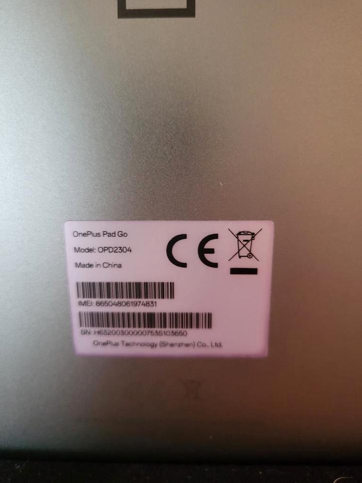 OnePlus Pad Go - Zo goed als nieuw!, Computers en Software, Android Tablets, Zo goed als nieuw, Wi-Fi, 11 inch, 128 GB, Uitbreidbaar geheugen