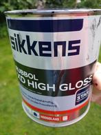 Sikkens Rubbol XD High Gloss  buitenlak + Multi Primer Nieuw, Zwart, Nieuw, Ophalen of Verzenden, Lak