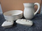 Lampetstel, kan, wasbak, zeepbakje, kammenbakje, Antiek en Kunst, Antiek | Keramiek en Aardewerk, Ophalen