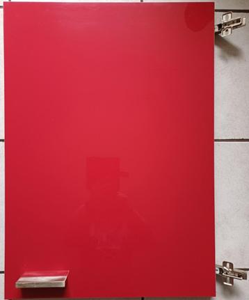 Ikea Faktum  deur/front 49,5 cm breed, 69,5cm hoog, rood