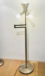 Messing  en Zilver ( metaal) staande lamp, Ophalen of Verzenden, Gebruikt, Metaal