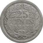 Nederland 25 cent 1913 (schaars, zilver), Postzegels en Munten, Munten | Nederland, Verzenden, Zilver, 25 cent, Koningin Wilhelmina