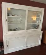 Mooie moderne witte buffetkast, Ophalen, Gebruikt, 200 cm of meer, 200 cm of meer