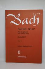 BWV 37 - Wer da bläubet und getauft wird - J.S. B, Muziek en Instrumenten, Ophalen of Verzenden, Gebruikt, Artiest of Componist