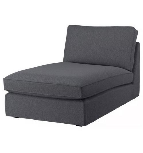 Ikea kivik chauses longues antracite zonder beschadeging, Huis en Inrichting, Banken | Sofa's en Chaises Longues, Gebruikt, Stof