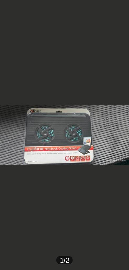 Trust Cyclone | Laptop Cooling, Computers en Software, Laptopstandaarden, Nieuw, Ophalen of Verzenden