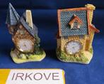 TWEE KLOKJES * COTTAGE STIJL * Mooi Stel *, Huis en Inrichting, Verzenden, Zo goed als nieuw, Analoog, Wekker of Tafelklok