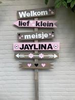 geboorte bord meisje, Kinderen en Baby's, Ophalen of Verzenden, Nieuw, Geboortebord