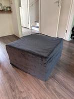 Hocker / vouwbed / logeerbed (200x70 cm)., Ophalen, Verstelbaar, Zwart, Zo goed als nieuw