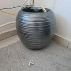 Grijze bloempot / plantenpot, Kunststof, Gebruikt, 50 tot 75 cm, Zwart