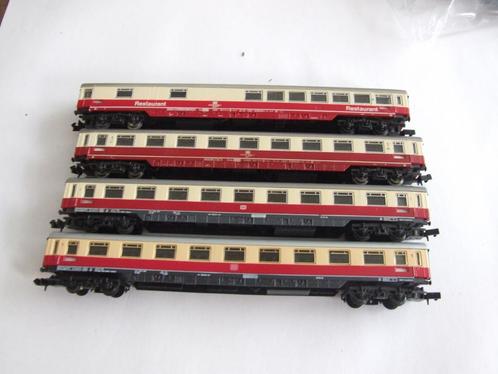 4x IC wagons Arnold, Hobby en Vrije tijd, Modeltreinen | N-Spoor, Gebruikt, Wagon, Gelijkstroom, Arnold, Analoog, Verzenden