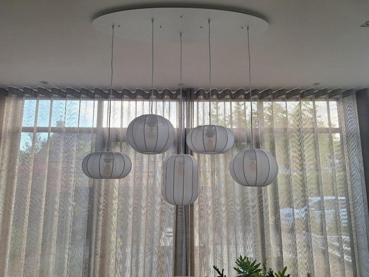 Hanglamp, Huis en Inrichting, Lampen | Hanglampen, Nieuw, 50 tot 75 cm, Metaal, Stof, Ophalen