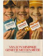 retro reclame 1980 Riedel sapjes minipakjes Fruitdruifje, Verzamelen, Verzenden, Overige typen