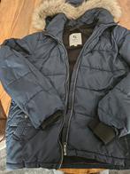Winterjas blauw met bontkraag jongens, Ophalen of Verzenden, Zo goed als nieuw, Jongen, Jas