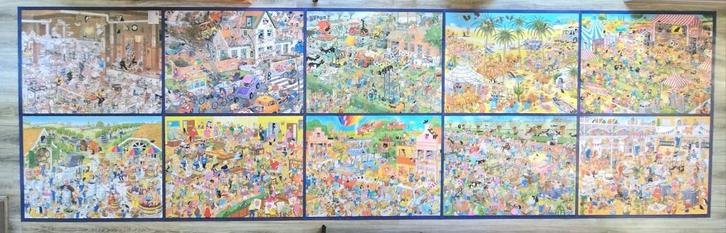 Jan van Haasteren XXL puzzel, Hobby en Vrije tijd, Denksport en Puzzels, Zo goed als nieuw, Legpuzzel, Meer dan 1500 stukjes, Ophalen of Verzenden