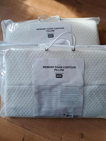 2 stuks Memory Foam Contour Kussen - Nieuw in verpakking beschikbaar voor biedingen