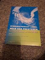 Opbrengstgericht leren, meer dan presteren, Ophalen of Verzenden, Zo goed als nieuw
