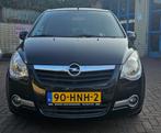 Opel Agila 1.2 16V 2009 Zwart nieuw APK airco, Voorwielaandrijving, Stof, 4 cilinders, 965 kg