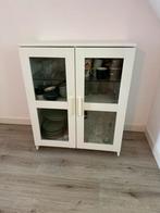 Vitrinekast ikea - wit, Huis en Inrichting, Kasten | Vitrinekasten, Ophalen, Kunststof, 50 tot 100 cm, Minder dan 100 cm