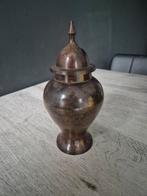 Vintage Tempeliers Stijl Pot met Deksel, Ophalen, Brons