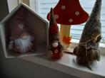 Gnoom kabouters herfst, winter  inclusief houten huis., Ophalen of Verzenden, Nieuw