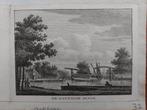 13 / De Goudsche Sluis te Oudshoorn Gravure 1792 J. Bulthuis, Antiek en Kunst, Kunst | Etsen en Gravures, Ophalen of Verzenden