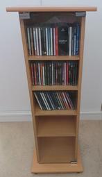 tweemaal een 96cm hoge CD-kast (merkloos), Huis en Inrichting, Woonaccessoires | Cd- en Dvd-rekken, Ophalen, Gebruikt, Cd's of Dvd's