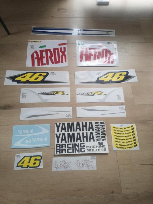 Stickerset Yamaha Aerox Rossi Replica, Verzamelen, Stickers, Nieuw, Auto of Motor, Ophalen of Verzenden