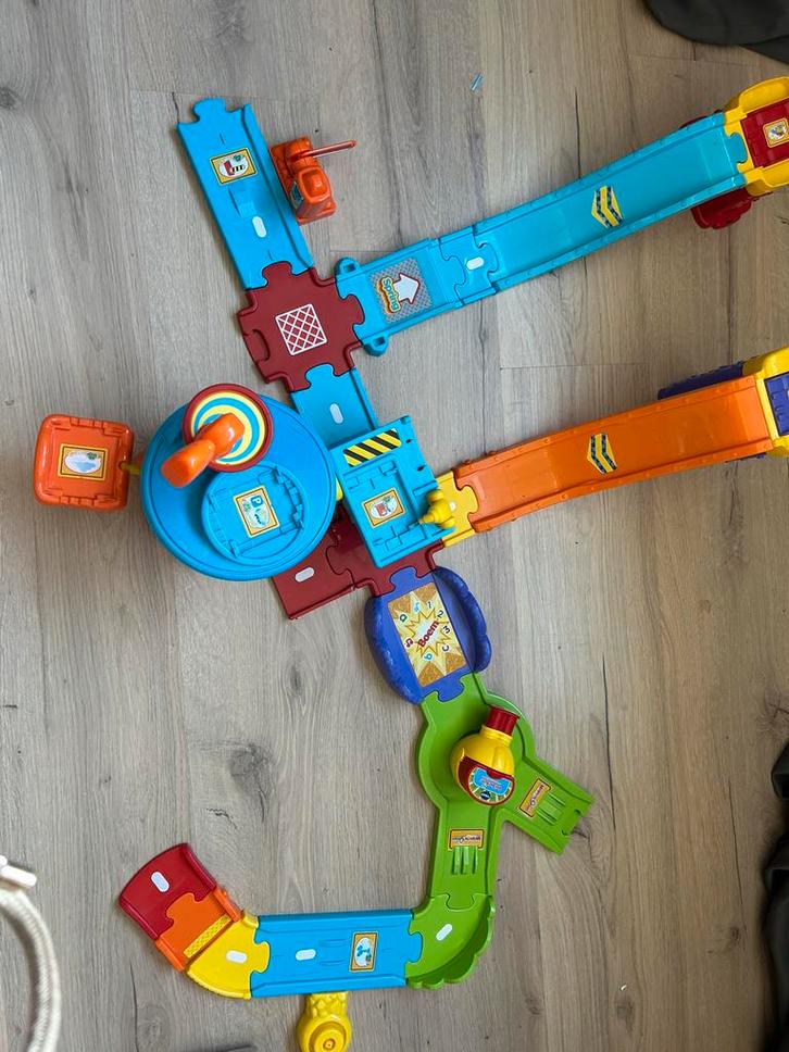 Speelgoedauto's, Vtech autobaan, Little People & Kermis, Kinderen en Baby's, Speelgoed | Speelgoedvoertuigen, Gebruikt, Ophalen of Verzenden