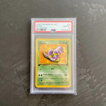 Pokémon Rocket #56 Ekans 1st Edition PSA 10 beschikbaar voor biedingen
