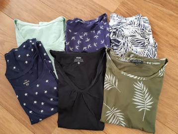 5 shirts en 1 hemdje maat M Jazlyn, Hema, C&A Yessica Elvira beschikbaar voor biedingen