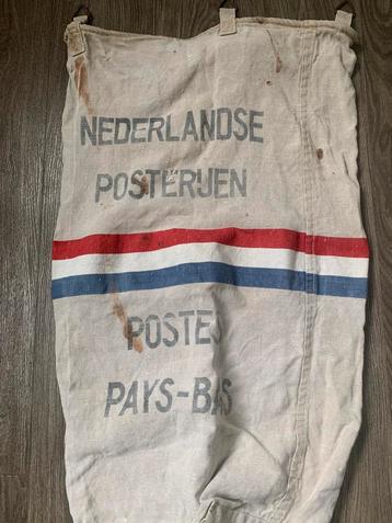 Vintage Postzak - Nederlandse Posterijen beschikbaar voor biedingen