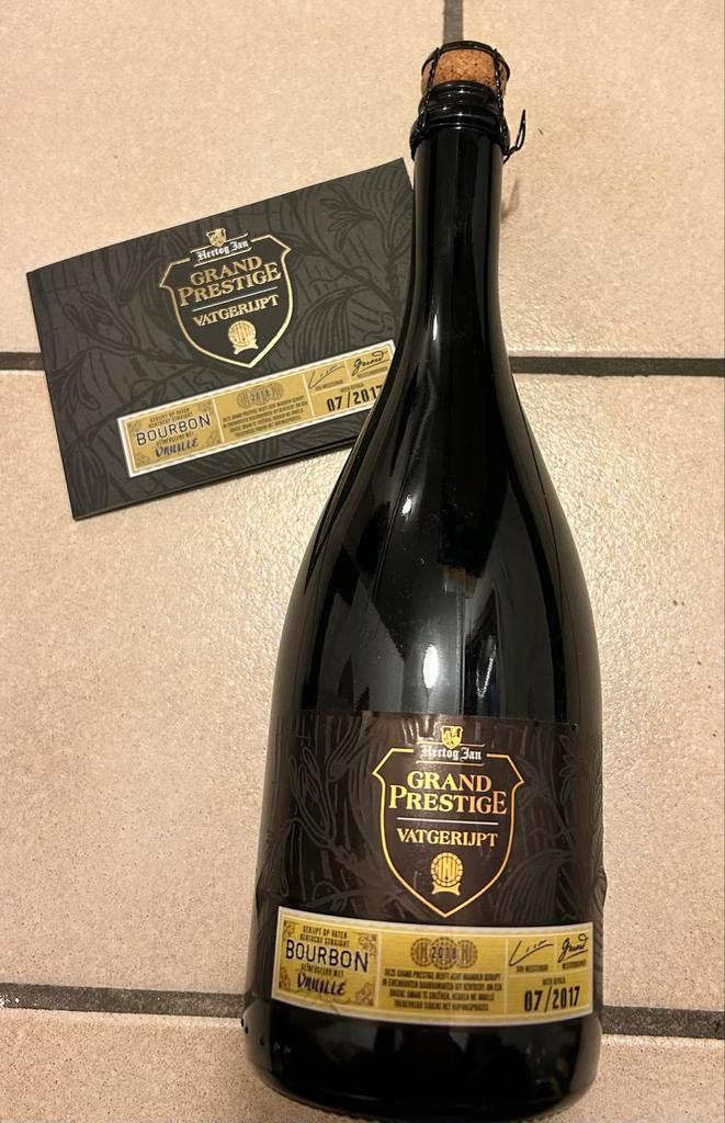 Hertog Jan Grand prestige vatgerijpt 2017 Bourbon Vanille, Diversen, Levensmiddelen, Ophalen of Verzenden