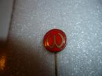 Emaille  Rood Oranje W Speldje., Verzamelen, Speldjes, Pins en Buttons, Ophalen of Verzenden, Zo goed als nieuw, Overige onderwerpen