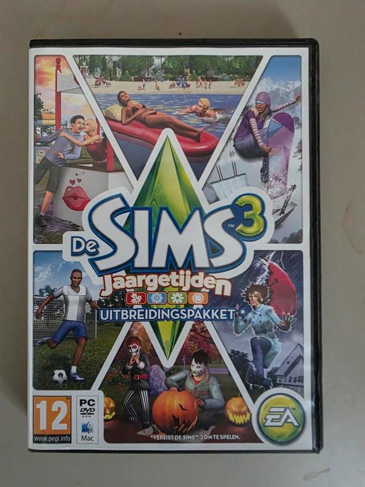 Pc game De Sims 3 jaargetijden, Spelcomputers en Games, Games | Pc, Zo goed als nieuw, Strategie en Constructie, 1 speler, Vanaf 3 jaar