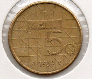 Meerdere vijf gulden munten 1988 / 2001	 beschikbaar voor biedingen
