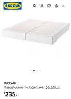 Ikea Espevår matrasbodem., Huis en Inrichting, Ophalen, Wit, Tweepersoons, Zo goed als nieuw