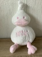 Bambam eend wit heeft roze snavel en pootjes NIEUW  5 euro, Kinderen en Baby's, Speelgoed | Knuffels en Pluche, Ophalen of Verzenden